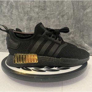 Size 8.5 - Adidas NMD R1 Black Gold Metallic 2020